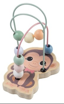 Drewniany labirynt przeplatanka małpka