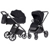 CARRELLO Wózek 2w1 Omega Plus, Cosmo Black