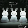 Zestaw 3 lampek nocnych LED - Ścieżka Światła OLALA - Króliczki