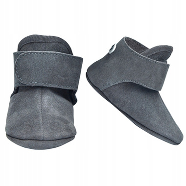 LODGER BUCIKI DO CHODZENIA 6-12M WALKER LEATHER DARK GREY