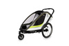 Hamax - Bike trailer for kids BREEZE, double - White/green