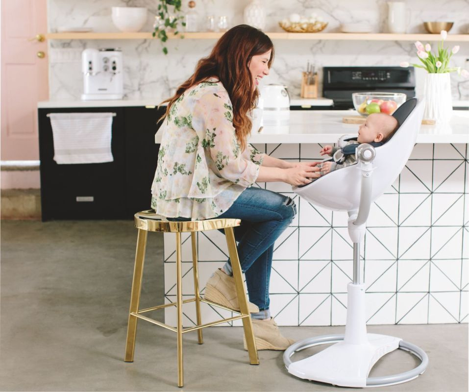 BLOOM Stelaż krzesełka (obrotowe 360), White.