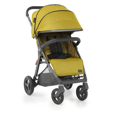 Wózek spacerowy Oyster Zero Gravity - Mustard, stelaż szary