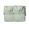 LEANDER - sheet for Junior cot, 2 pcs., Sage Green