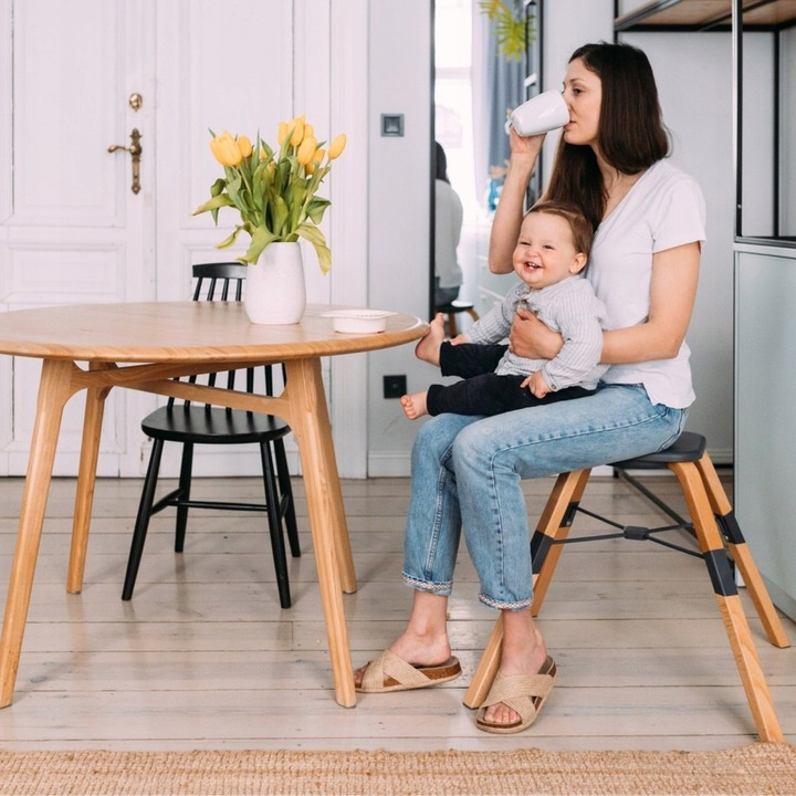 MUUVO Krzesełko Choc 2 (360st) 3w1, Powder Pink