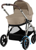 Zestaw 2w1 Cybex Wózek E-Gazelle S (Tpe) Almond Beige + Gondola Gazelle S Almond Beige