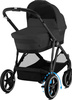Zestaw 2w1 Cybex Wózek E-Gazelle S (Blk) Moon Black + Gondola Gazelle S Moon Black