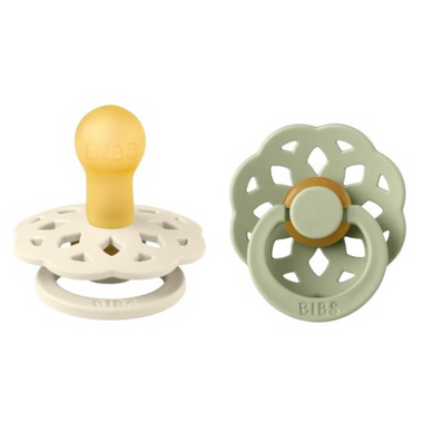 BIBS BOHEME 2-PACK IVORY&SAGE M Smoczek Uspokajający kauczuk HeveaHe