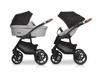 WÓZEK GŁĘBOKO SPACEROWY 2W1 LUB 3W1 RIKO BASIC | GREY FOX | ANTRIACITE