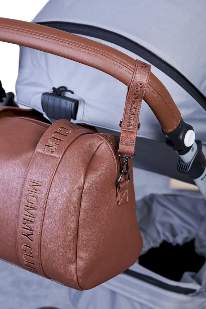 Childhome Torba Mommy Club Vegan Leather, D Brown