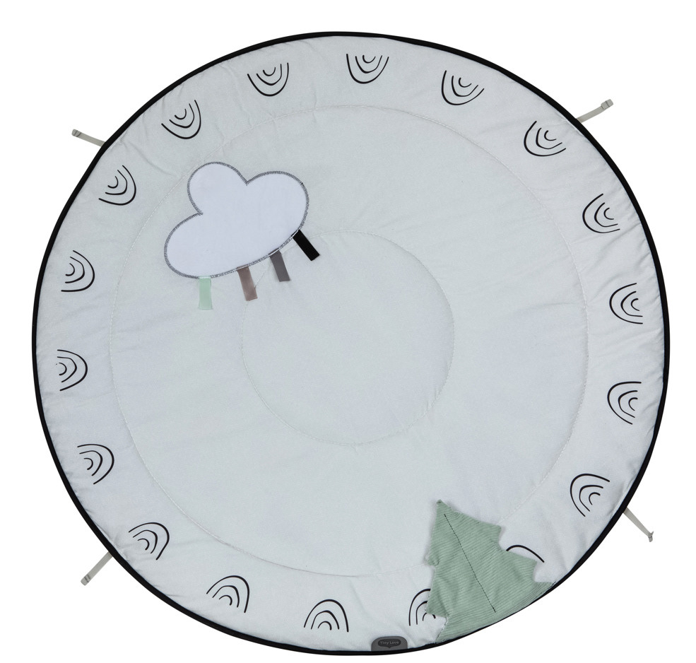 TINY LOVE Mata z drewnianym stojakiem, Decor