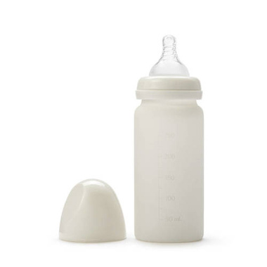 Elodie Details - Glass Feeding Bottle - Vanilla White