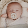 BIBS COLOUR SYMMETRICAL 2-PACK IVORY/BLUSH S Smoczek kauczuk Hevea