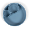 Filibabba Silikonowy talerzyk z przegródkami Powder Blue