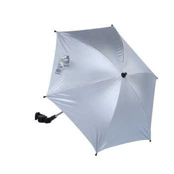 TB Parasolka do wózka UV 50+ (Off White), Silver