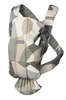 BABYBJORN MINI Cotton – nosidełko, Khaki/Green Print