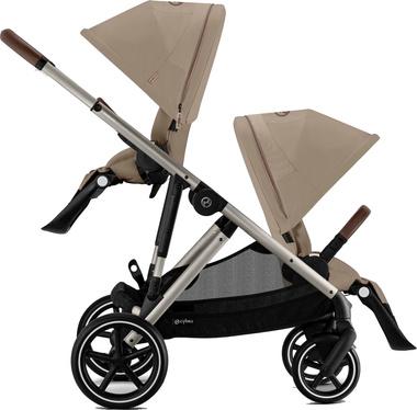 Zestaw 2w1 Cybex Wózek Gazelle S (Tpe) Almond Beige + Siedzisko (Dodatkowe) Gazelle S Almond Beige