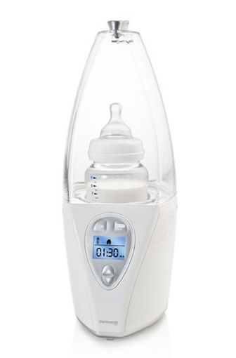 Podgrzewacz z wyświetlaczem do domu i samochodu - srebrny