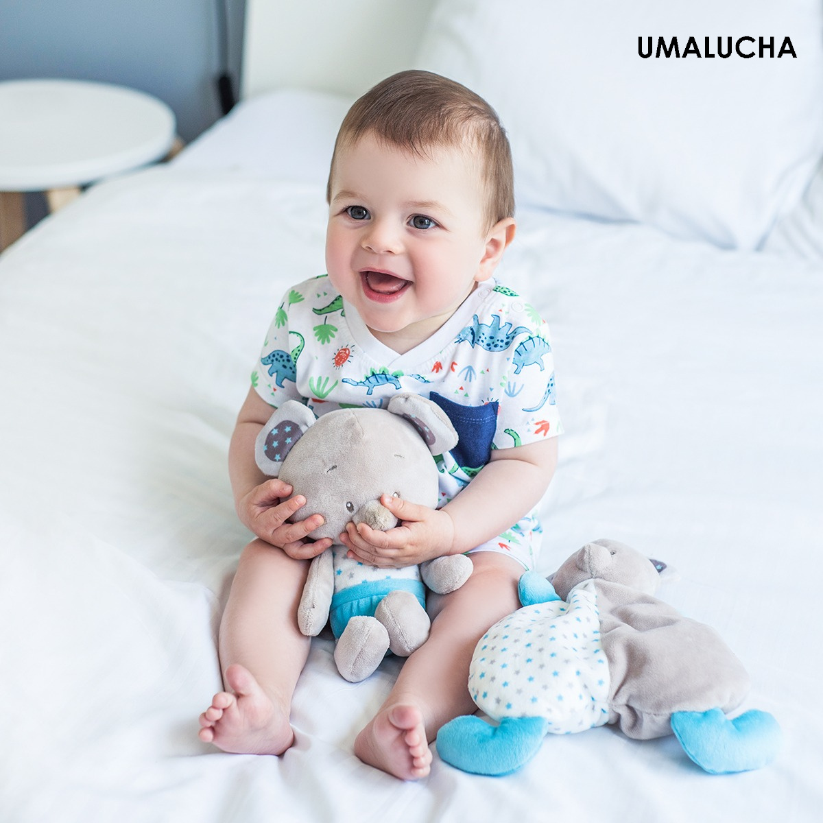 BABYONO PRZYTULANKA DLA NIEMOWLĄT | TONY BEAR BLUE | SUZIE BEAR PINK