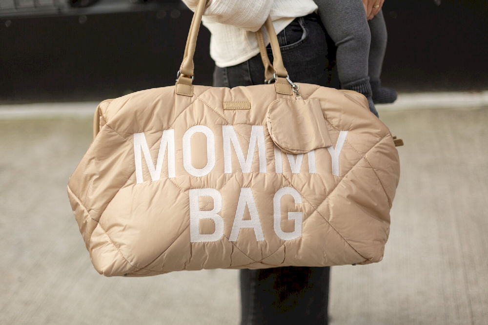 Childhome Mommy Bag Torba, (pikowana) Beżowa