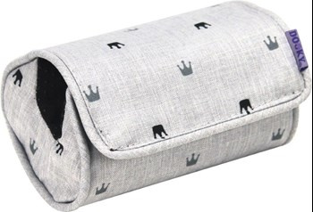 Miękki uchwyt do fotelika Light Grey Crowns