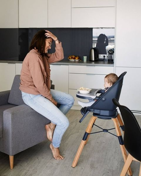 MUUVO Krzesełko Choc 2 (360st) 3w1, Powder Pink