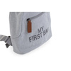Childhome Plecak dziecięcy My First bag Kanwas Szary