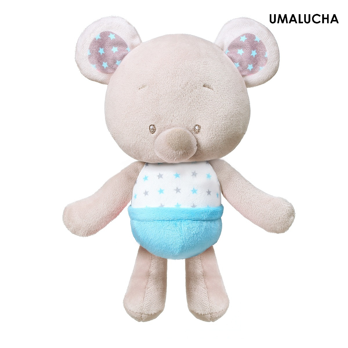 BABYONO PRZYTULANKA DLA NIEMOWLĄT | TONY BEAR BLUE | SUZIE BEAR PINK