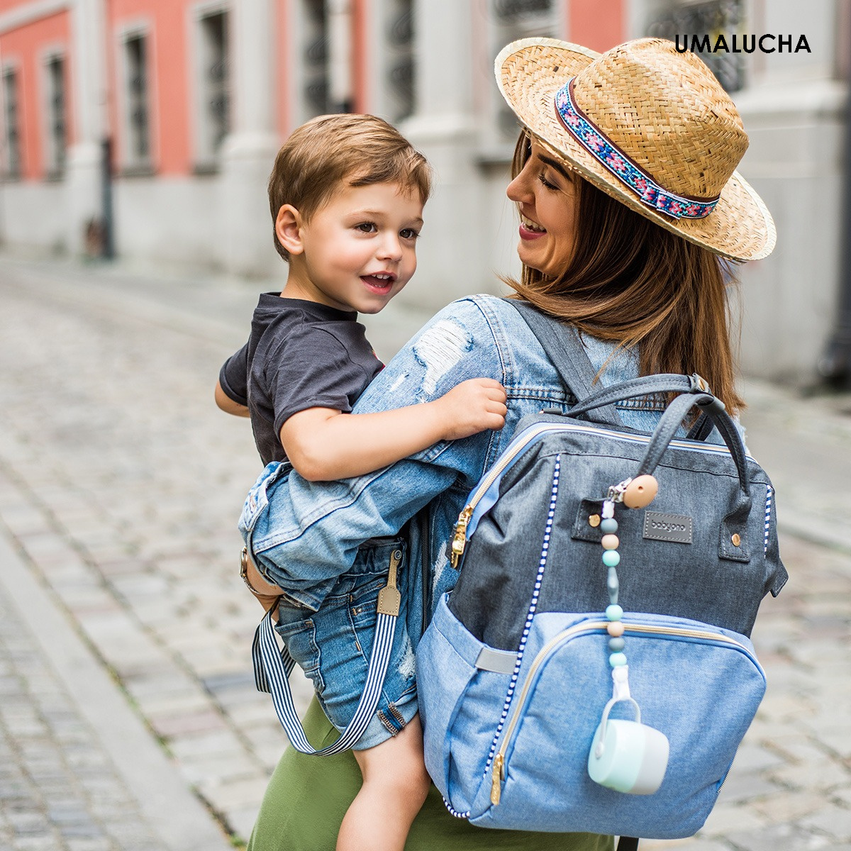 Babyono Pojemnik na smoczek, White & Grey.