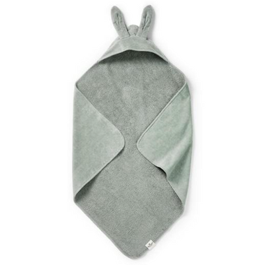 Elodie Details - Hooded Towel - Mineral Green Bunny