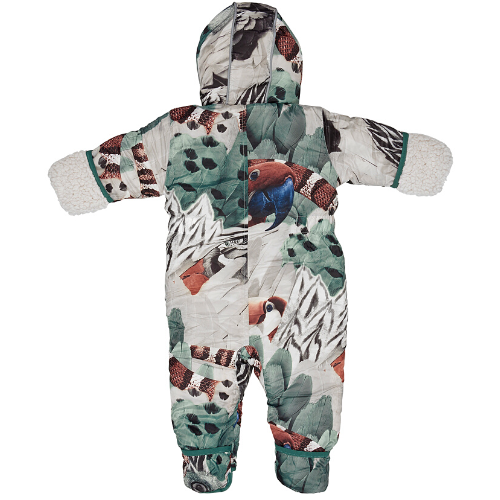 LODGER®™ | KOMBINEZON DZIECIĘCY | SKIER | 3-6 M | 6-12 M | PARROT FEATHER