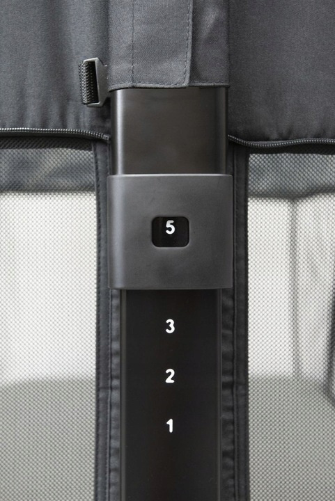 Espiro Łóżeczko Dostawne 3w1 Cloud, Black