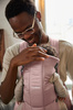 BABYBJORN MINI Woven – nosidełko, Zgaszony Róż