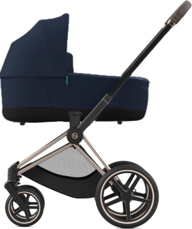 Zestaw 1w1 Cybex Rama Priam 4.0 Rose Gold & Gondola Priam 2.0  Nautical Blue