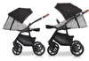 WÓZEK GŁĘBOKO SPACEROWY 2W1 LUB 3W1 RIKO BASIC | GREY FOX | ANTRIACITE