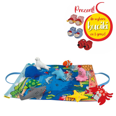 Mata edukacyjna z zabawkami - Ocean