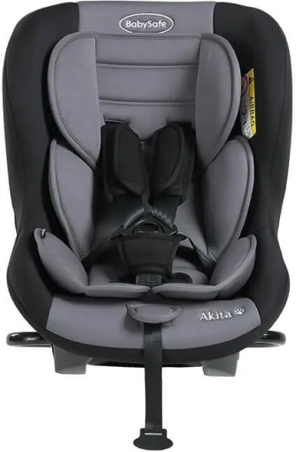 BABYSAFE FOTELIK SAMOCHODOWY AKITA GREY 0-18KG