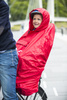 Hamax - rain poncho, red