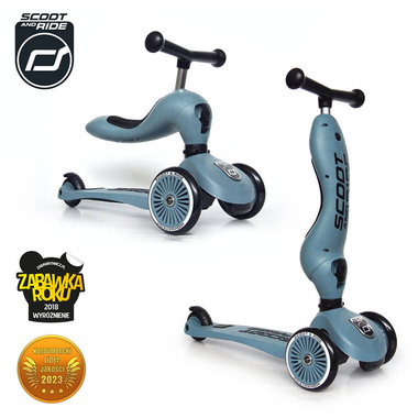 SCOOTANDRIDE HIGHWAYKICK1 HULAJNOGA 2W1 STEEL