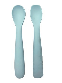 B-Łyżeczki silikonowe 2 szt. Blue mint