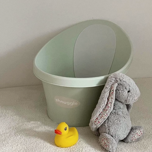Shnuggle wanienka od 0+ z odpływem | Eucalyptus