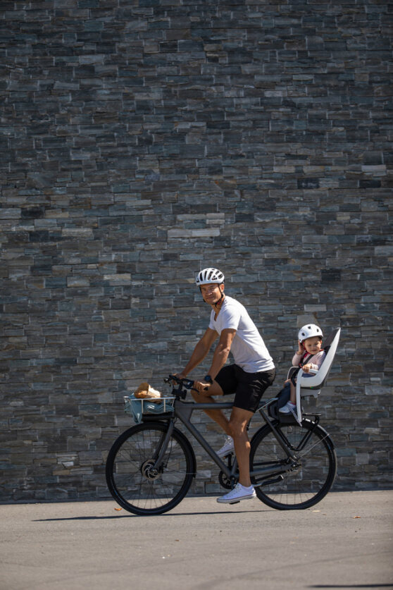 Hamax Fotelik rowerowy Caress (rama) White&Black