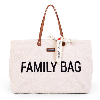 CHILDHOME Torba Family Bag, Teddy Bear White