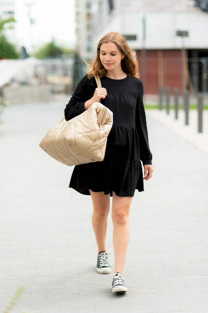 Childhome Mommy Bag Torba, (pikowana) Beżowa