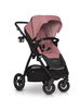 WÓZEK SPACEROWY EASY GO OPTIMO AIR | CZARNA RAMA | ROSE | BASALT