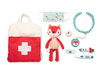LILLIPUTIENS - Doctor's bag with a cuddly toy and 6 accessories Alice the Fox 18 m +