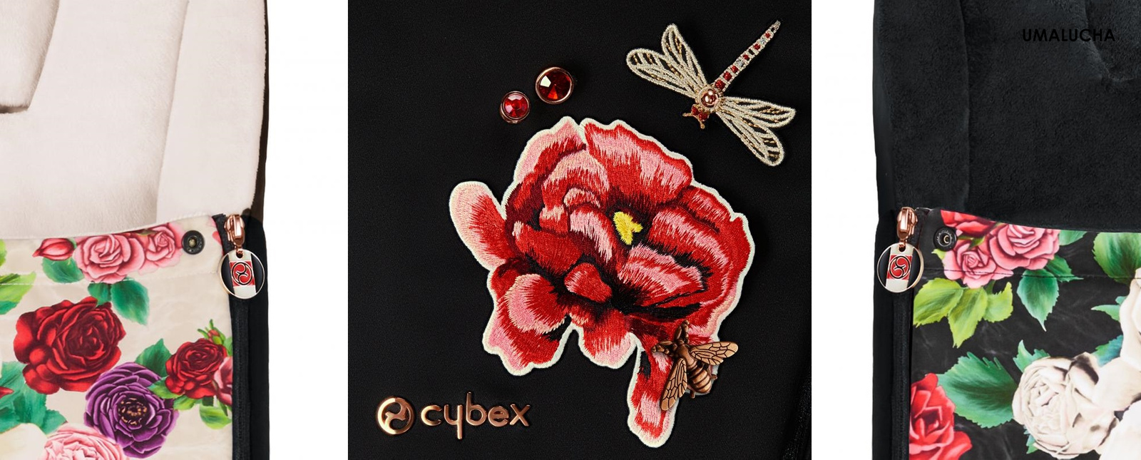 CYBEX Śpiworek 93x38 cm, Spring Blossom (Dark)