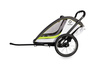 Hamax - Bike trailer for kids BREEZE, double - White/green