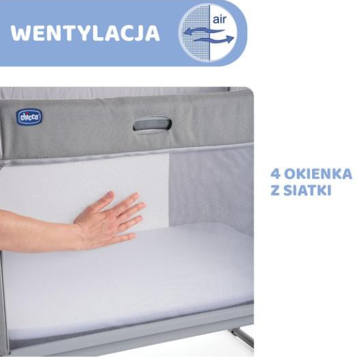 CHICCO Next2me Forever | Cool Grey