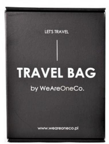 WeareoneCo Torba Podróżna XXL, Black